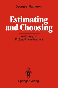 Enlarge image Cover: Estimating and Choosing - Springer
