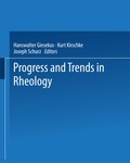 Cover: Progress and Trends in Rheology - Steinkopff