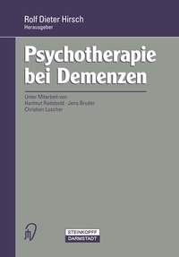 Bild: Psychotherapie bei Demenzen - Steinkopff