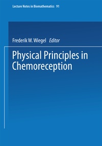 Enlarge image Cover: Physical Principles in Chemoreception - Springer