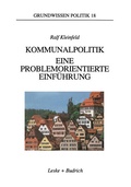 Cover: Kommunalpolitik - VS Verlag f&uuml;r Sozialwissenschaften