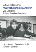 Cover: Wahrnehmung des Anderen - VS Verlag f&uuml;r Sozialwissenschaften