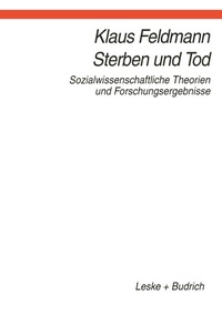 Enlarge image Cover: Sterben und Tod - VS Verlag für Sozialwissenschaften