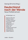 Cover: Deutschland nach der Wende - VS Verlag f&uuml;r Sozialwissenschaften