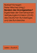 Cover: Revision des Grundgesetzes? - VS Verlag f&uuml;r Sozialwissenschaften
