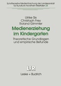 Cover: Medienerziehung im Kindergarten - VS Verlag f&uuml;r Sozialwissenschaften