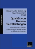 Cover: Qualit&auml;t von Humandienstleistungen - VS Verlag f&uuml;r Sozialwissenschaften