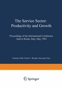 Cover: The Service Sector: Productivity and Growth - Physica