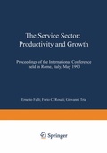 Cover: The Service Sector: Productivity and Growth - Physica