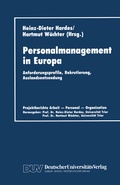 Cover: Personalmanagement in Europa - Deutscher Universit&auml;tsverlag