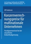 Cover: Konzernverrechnungspreise f&uuml;r multinationale Unternehmen - Deutscher Universit&auml;tsverlag
