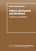 Cover: Gellerts Briefpraxis und Brieflehre - Deutscher Universit&auml;tsverlag