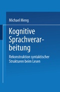 Cover: Kognitive Sprachverarbeitung - Deutscher Universit&auml;tsverlag