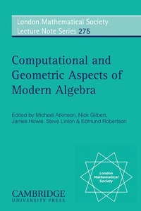 Abbildung von: Computational and Geometric Aspects of Modern Algebra - Cambridge University Press