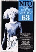 Cover: New Theatre Quarterly 63: Volume 16, Part 3 - Cambridge University Press