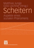 Cover: Scheitern - VS Verlag f&uuml;r Sozialwissenschaften