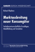 Cover: Marktausbreitung neuer Konsumg&uuml;ter - Deutscher Universit&auml;tsverlag