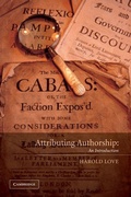 Cover: Attributing Authorship - Cambridge University Press
