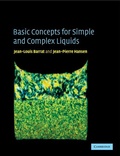 Cover: Basic Concepts for Simple and Complex Liquids - Cambridge University Press