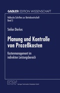 Cover: Planung und Kontrolle von Proze&szlig;kosten - Deutscher Universit&auml;tsverlag