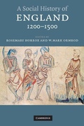 Cover: A Social History of England, 1200-1500 - Cambridge University Press