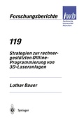 Cover: Strategien zur rechnergest&uuml;tzten Offline-Programmierung von 3D-Laseranlagen - Springer