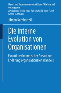 Abbildung von: Die interne Evolution von Organisationen - Deutscher Universitätsverlag