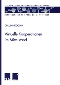 Abbildung von: Virtuelle Kooperationen im Mittelstand - Deutscher Universitätsverlag