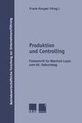 Cover: Produktion und Controlling - Deutscher Universit&auml;tsverlag