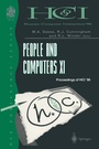 Cover: People and Computers XI - Springer