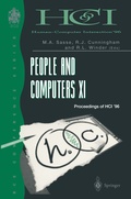 Cover: People and Computers XI - Springer
