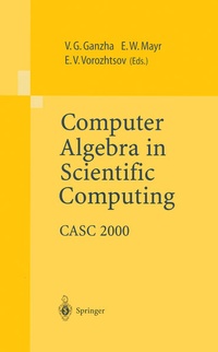 Enlarge image Cover: Computer Algebra in Scientific Computing - Springer