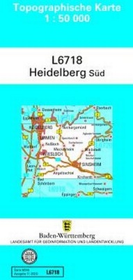 Abbildung von: L6718 Heidelberg-Süd - Landesamt für Geoinformation und Landentwicklung Baden-Württemberg (LGL)