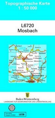 Abbildung von: L6720 Mosbach - Landesamt für Geoinformation und Landentwicklung Baden-Württemberg (LGL)