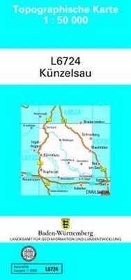 Abbildung von: L6724 Künzelsau - Landesamt für Geoinformation und Landentwicklung Baden-Württemberg (LGL)