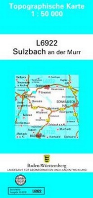 Abbildung von: L6922 Sulzbach an der Murr - Landesamt für Geoinformation und Landentwicklung Baden-Württemberg (LGL)
