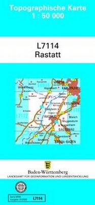 Abbildung von: L7114 Rastatt - Landesamt für Geoinformation und Landentwicklung Baden-Württemberg (LGL)