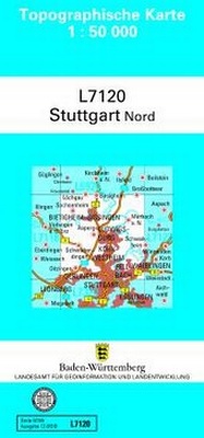 Abbildung von: L7120 Stuttgart-Nord - Landesamt für Geoinformation und Landentwicklung Baden-Württemberg (LGL)