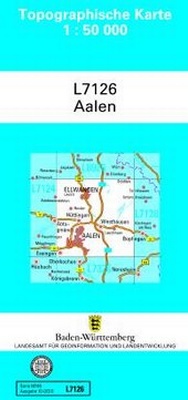 Abbildung von: L7126 Aalen - Landesamt für Geoinformation und Landentwicklung Baden-Württemberg (LGL)