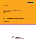 Cover: Art. 4 GG als Grundrecht unter Vorbehalt? - Aus der Reihe: e-fellows.net stipendiaten-wissen