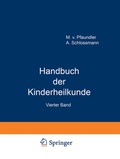 Cover: Handbuch der Kinderheilkunde - Springer