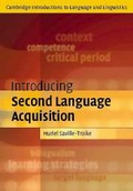 Cover: Introducing Second Language Acquisition - Cambridge University Press
