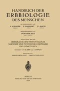 Cover: Erbbiologie und Erbpathologie Nerv&ouml;ser und Psychischer Zust&auml;nde und Funktionen - Springer