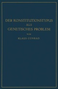 Cover: Der Konstitutionstypus als genetisches Problem - Springer