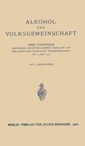 Cover: Alkohol und Volksgemeinschaft - Springer
