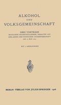 Cover: Alkohol und Volksgemeinschaft - Springer