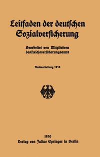 Abbildung von: Leitfaden der deutschen Sozialversicherung - Springer