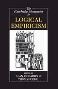 Cover: The Cambridge Companion to Logical Empiricism - Cambridge University Press