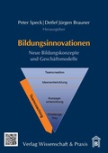 Cover: Bildungsinnovationen. - Verlag Wissenschaft & Praxis