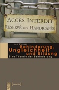 Cover: Behinderung, Ungleichheit und Bildung - transcript
